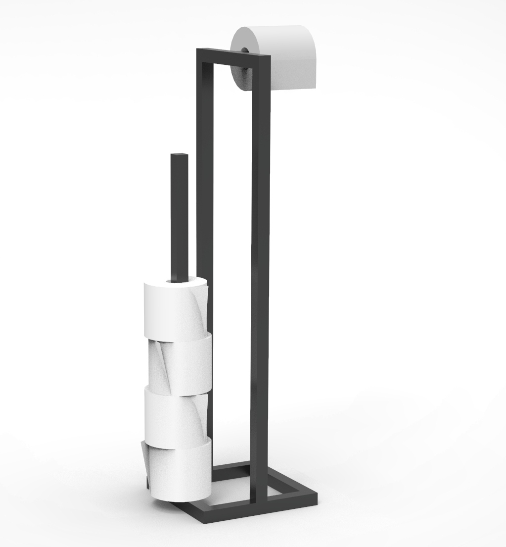 Stojak na PAPIER TOALETOWY v1 Z UCHWYTEM LOFT