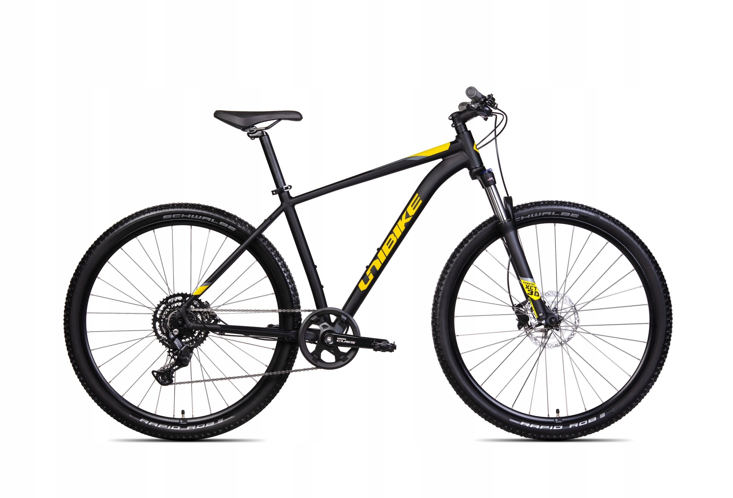 Unibike Shadow 29 21" czarno-żółty rower górski