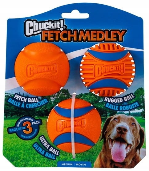 

Piłki dla psa Zestaw Chuckit! Fetch Medley 3szt M