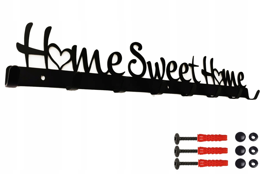 

Wieszak Ścienny Na Ubrania Klucze Home Sweet Home