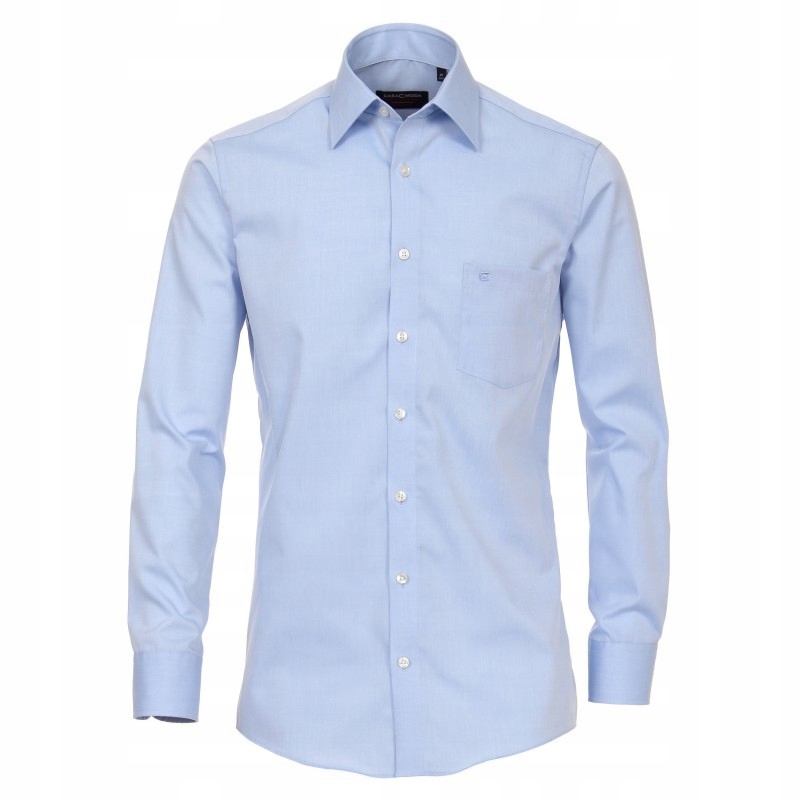 Casa Moda Velká Prodloužená Košile Dlouhé Velikosti Modrá 5XL 52