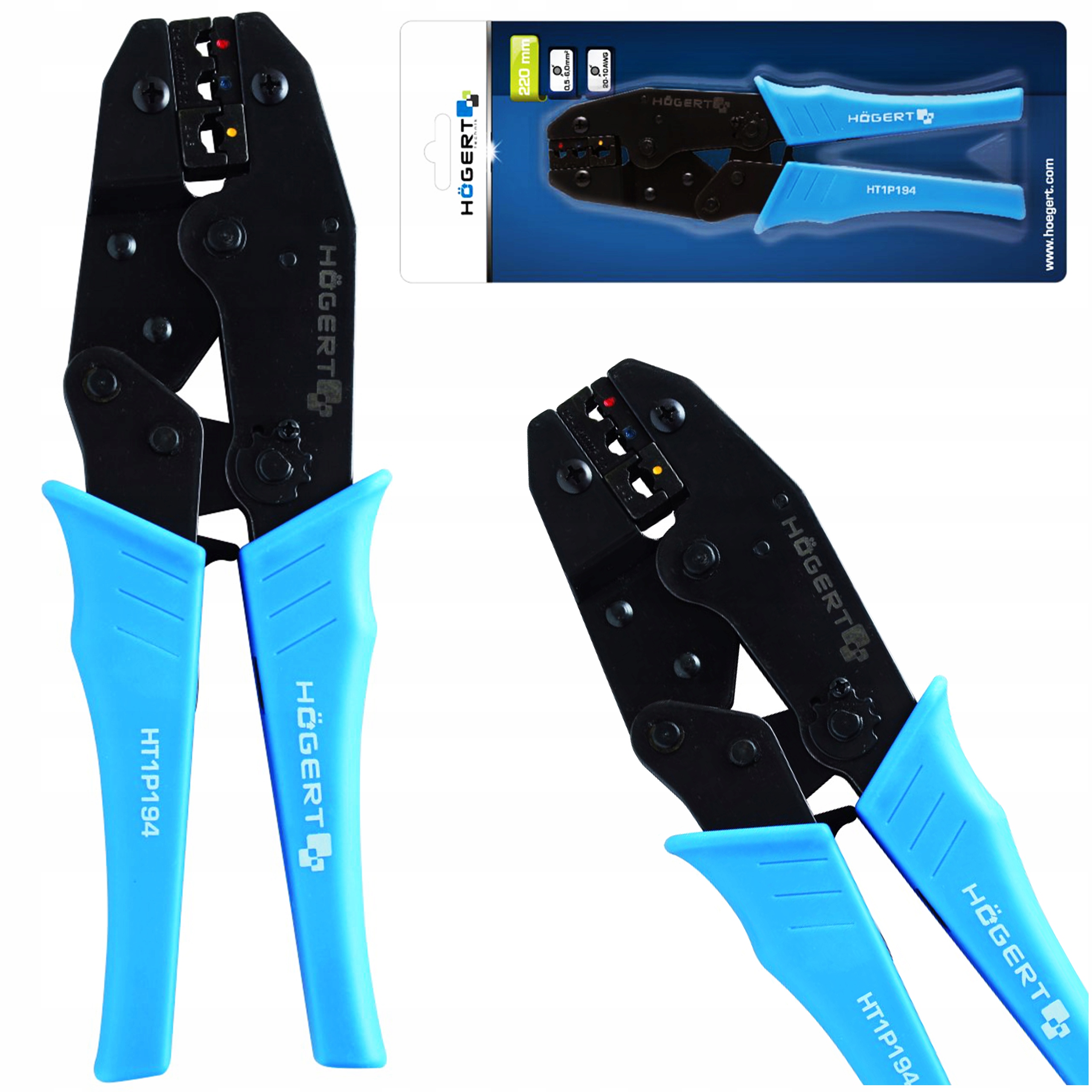 ZACISKARKA Szczypce do zaciskania końcówek 220mm