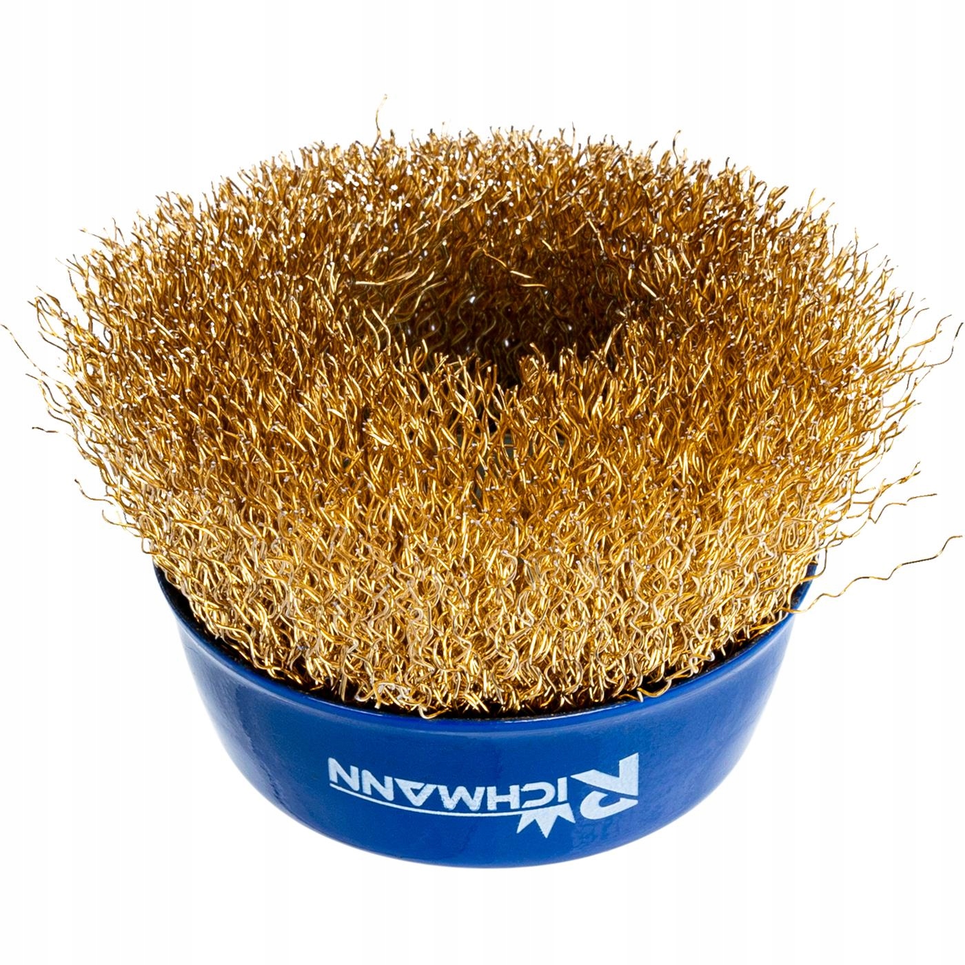 SZCZOTKA DO SZLIFIERKI DOCZOŁOWA 75mm M14 MOSIĄDZ C4304 Marka Richamnn