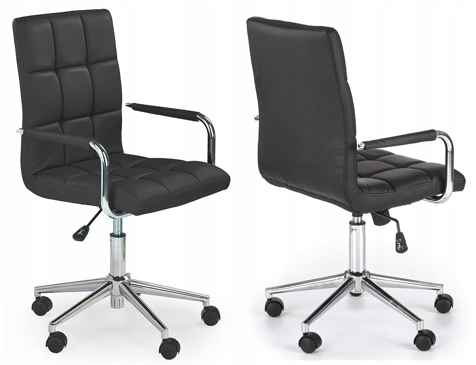 Fotel Biurowy Obrotowy Gonzo Czarny Halmar