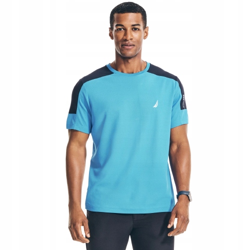 Nautica pánské tričko Navtech Sustainably modré M