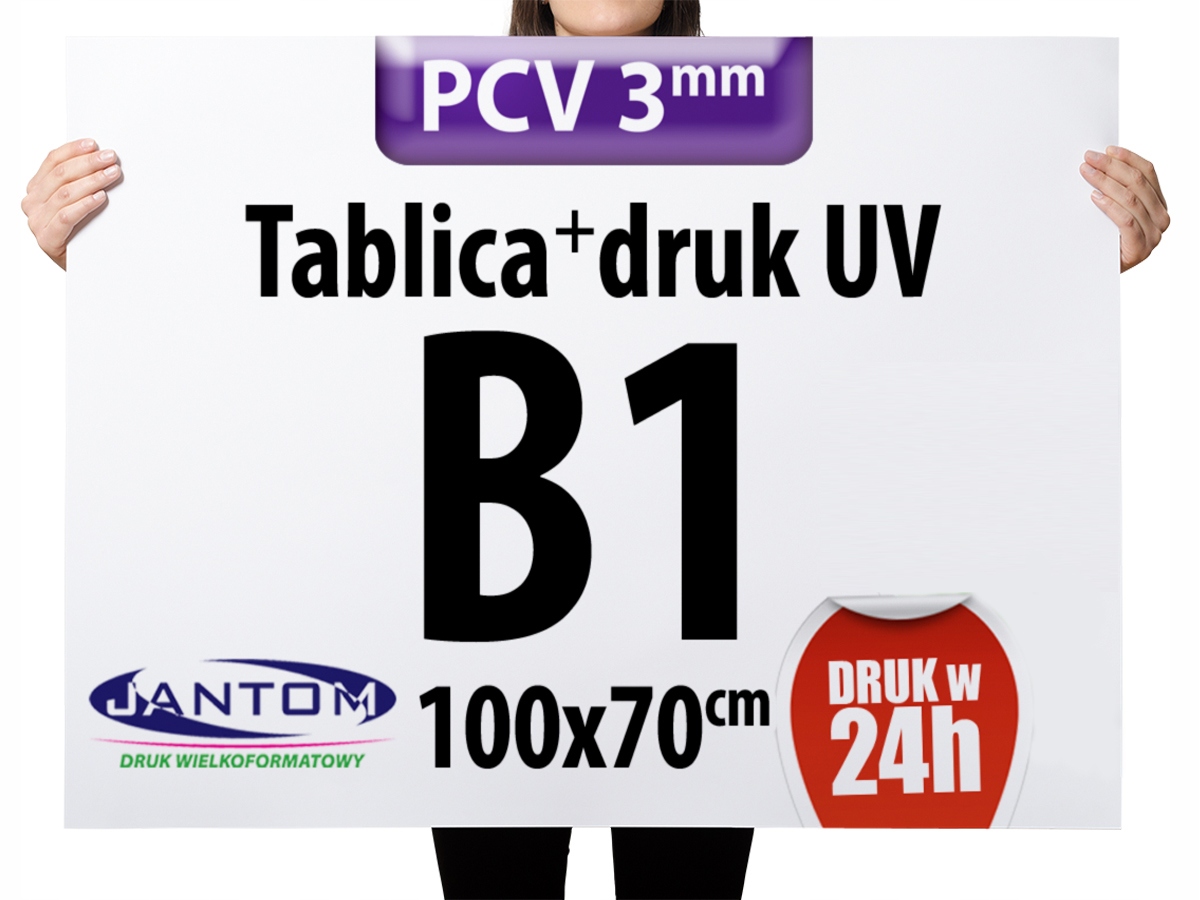 

Tablica Szyld Druk Uv Plansza Pcv 3mm B1