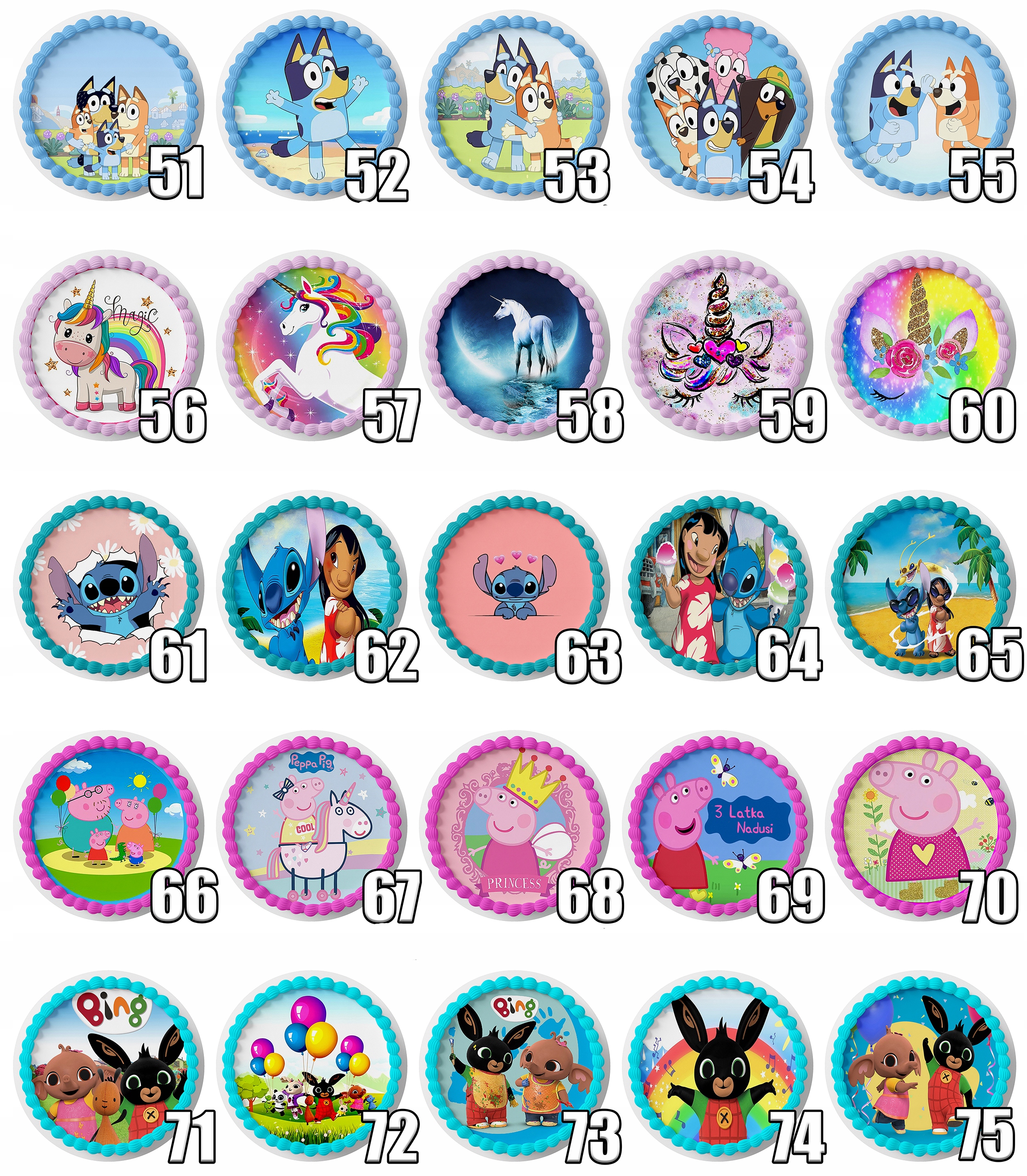 OPŁATEK NA TORT NA ROCZEK + GRATIS TEKST IMIĘ Nazwa handlowa Urodzinowe Opłatki na tort Ciasto , Piękna dekoracja