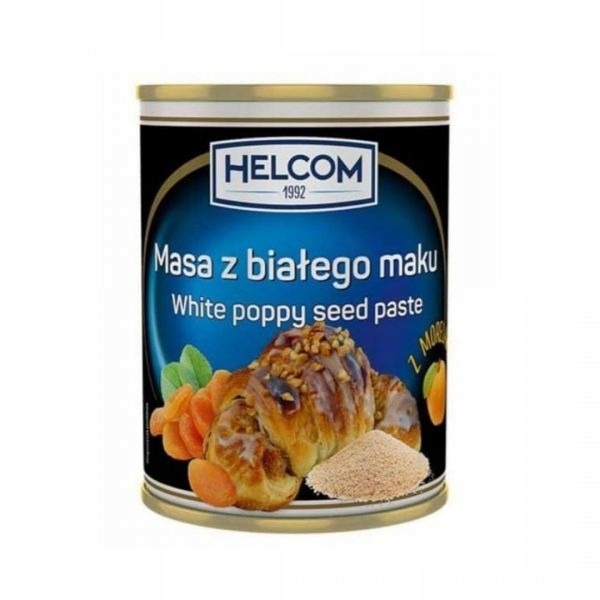 Masa z białego maku Helcom 380 g x 8 sztuk EAN (GTIN) 5902166737958