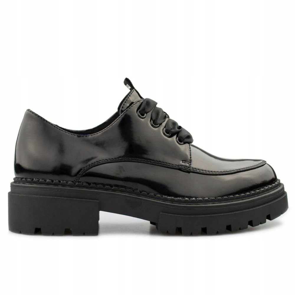 Dámské Polobotky Platformy S Pěkným Zavazováním, Velikost 39