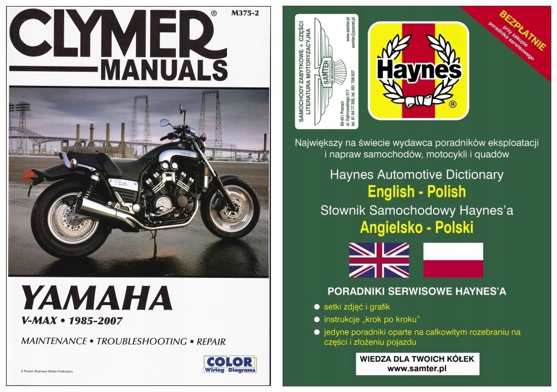 Yamaha VMX 1200 V-Max (1985-2007) instrukcja napraw Clymer