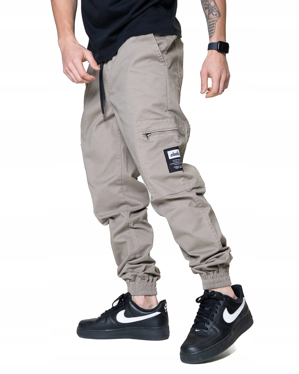 Kalhoty Jogger Elade Cargo Pants Beige vel. M