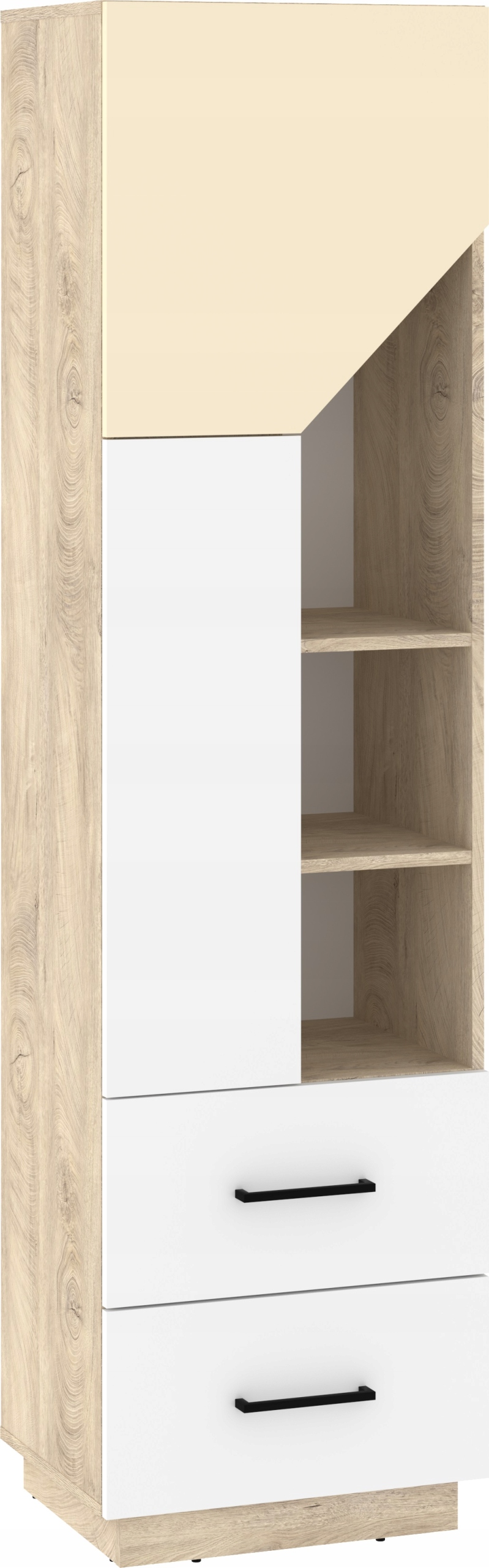 meble EPA 16 regał na książki zabawki krem