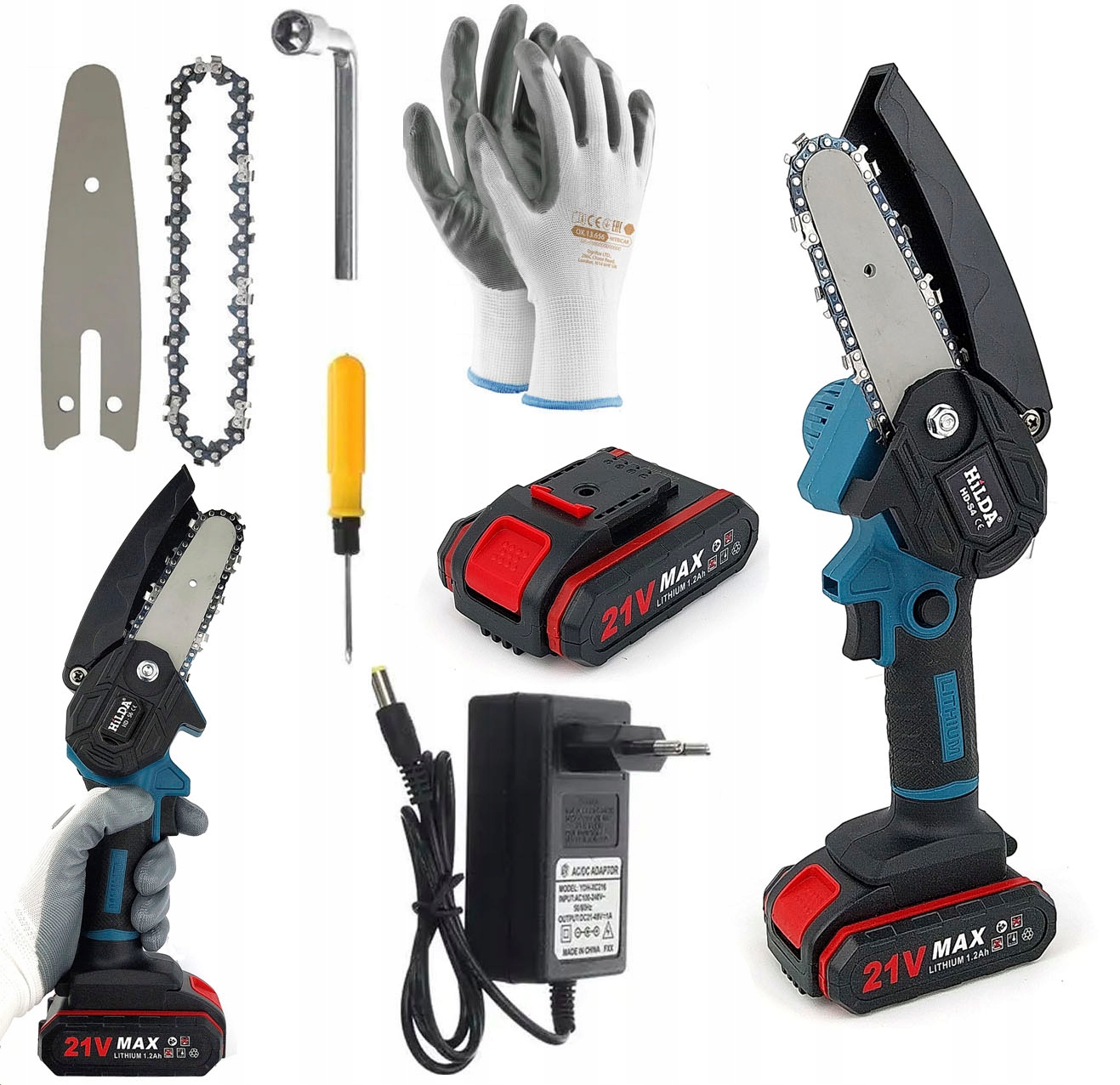 

Piła Łańcuchowa Hilda Akumulatorowa Pilarka 4 cali