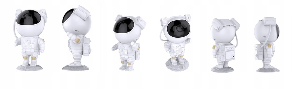 PROJEKTOR GWIAZD ASTRONAUTA LAMPKA NOCNA RZUTNIK DLA DZIECI 2 GEN. 2024R. Rodzaj gwintu zintegrowane źródło LED