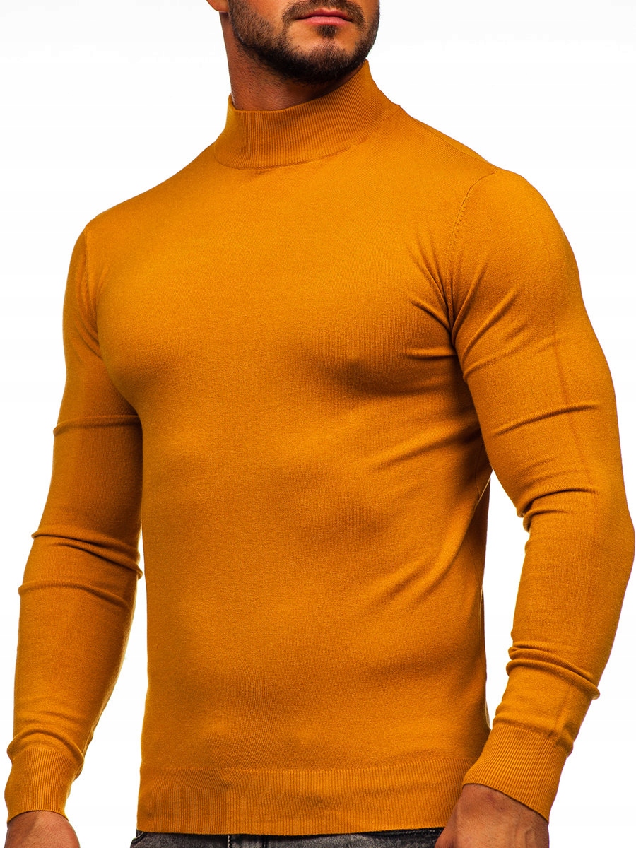 

Półgolf Męski Golf Basic Camelowy YY05 Denley_m