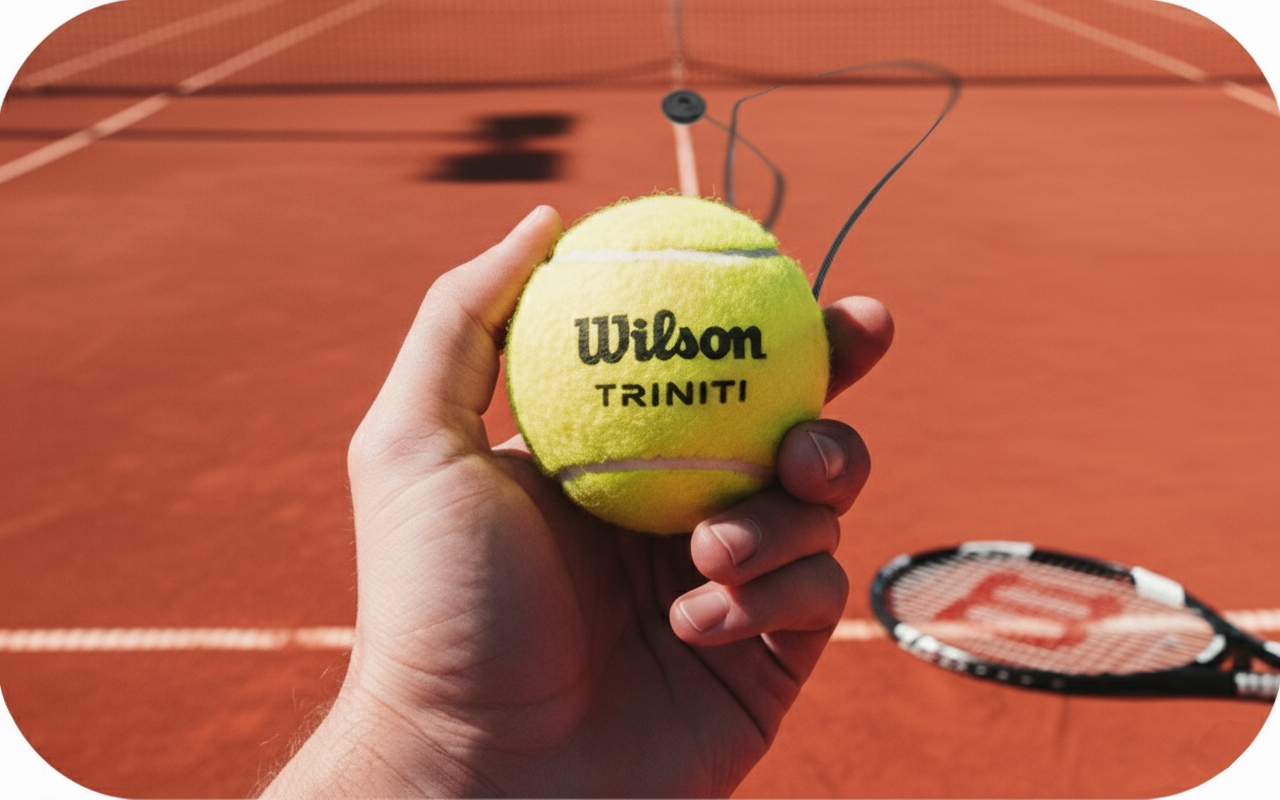Tenis trainer Trener Tenisa WILSON + PIŁKA ZAPASOWA Model WILSON TENIS TRAINER