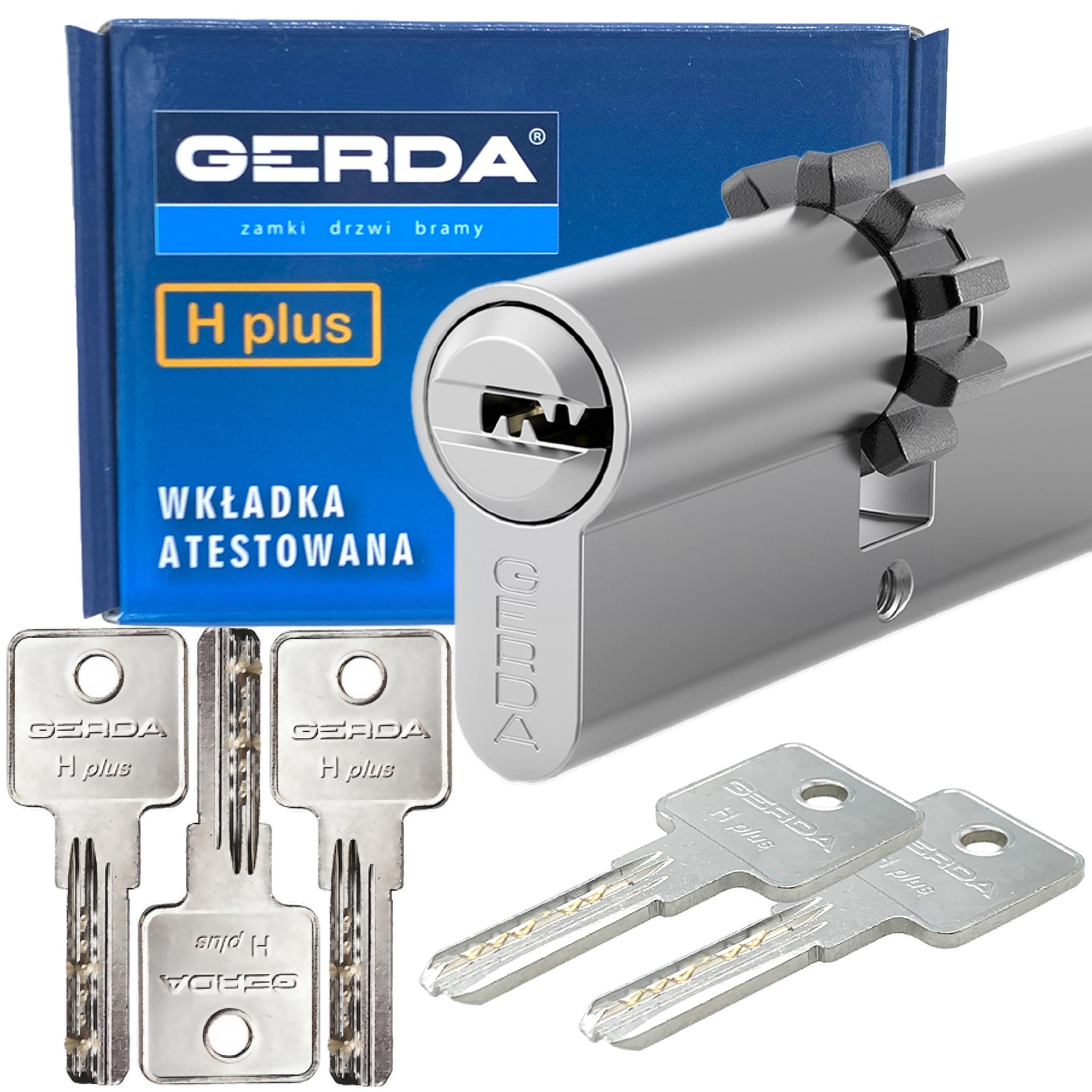 WKŁADKA GERDA H PLUS 35/45 ZĘBATKA NIKIEL ATEST