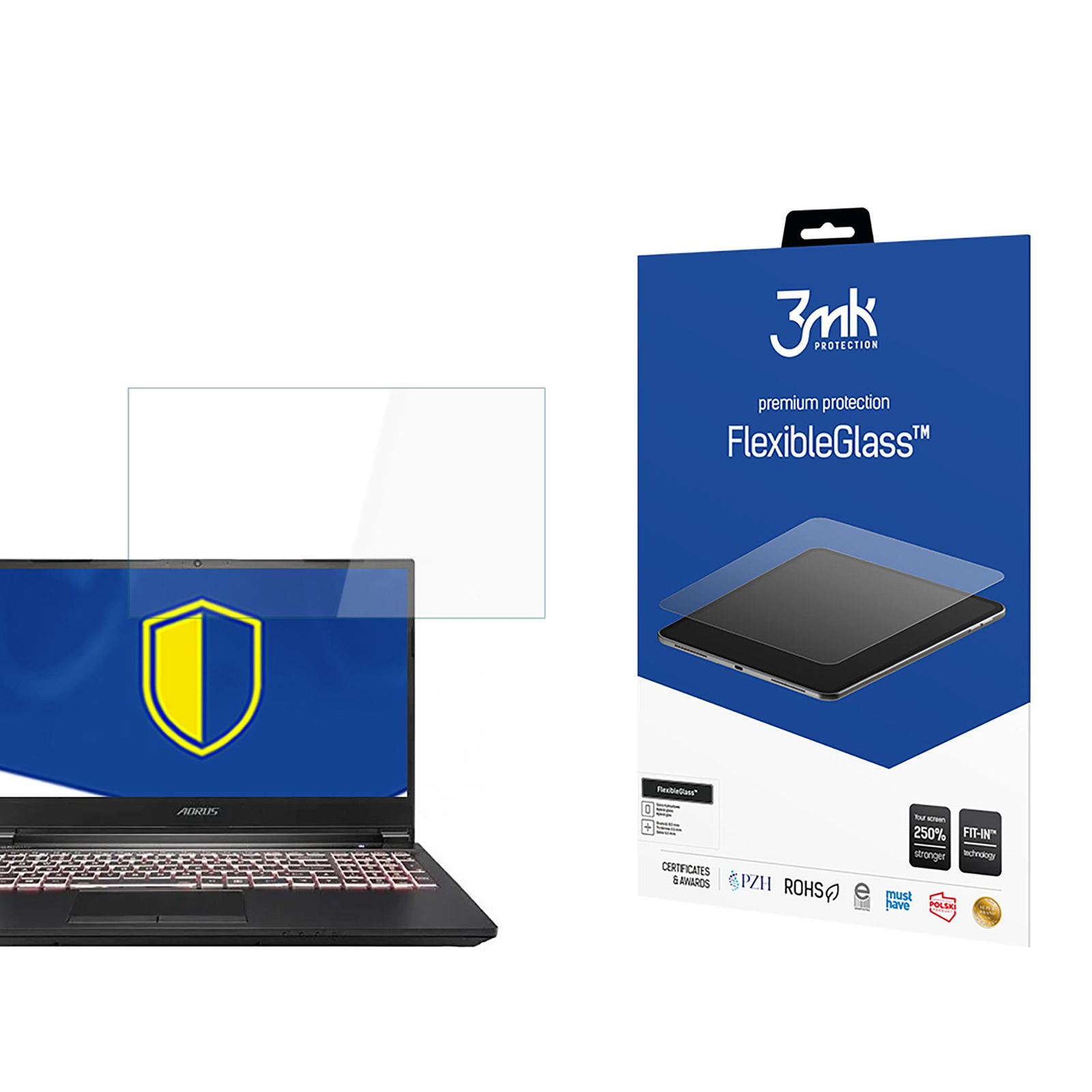 Hybridní Sklo pro Gigabyte Aorus 7 až 19" 3mk FlexibleGlass