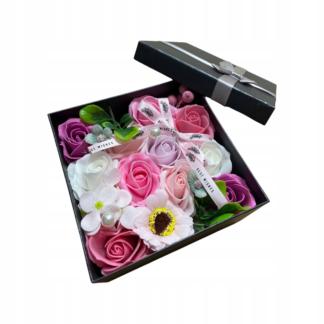 

Flowerbox Róże Mydlane Ala Wieczne Ślub
