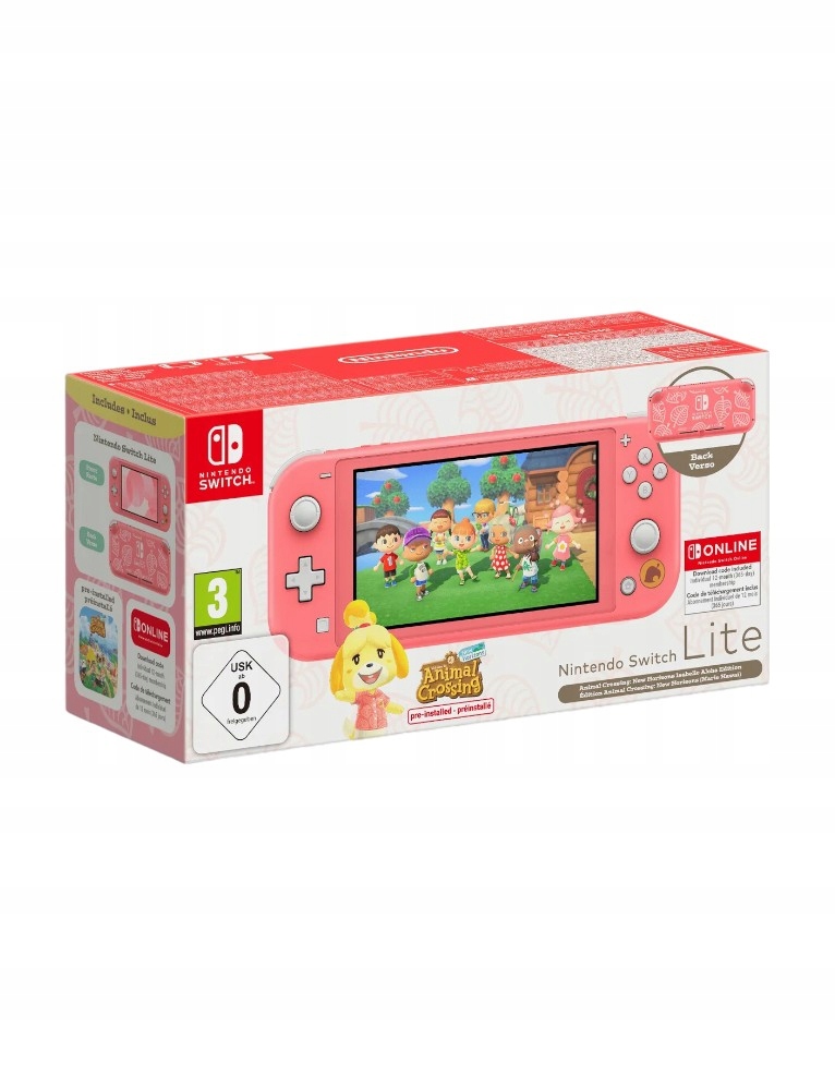 Konzola Nintendo Switch Lite Tyrkysová Hra Animal Crossing New Horizons