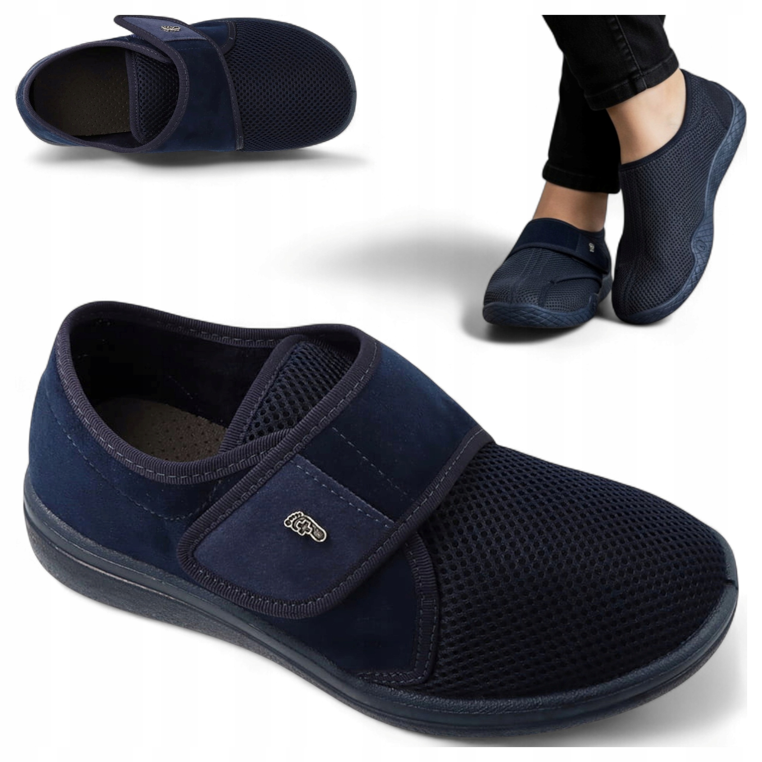 Dr Orto 41 Boty pro Seniora na širokou nohu Obuv na suchý zip Zdravotní obuv