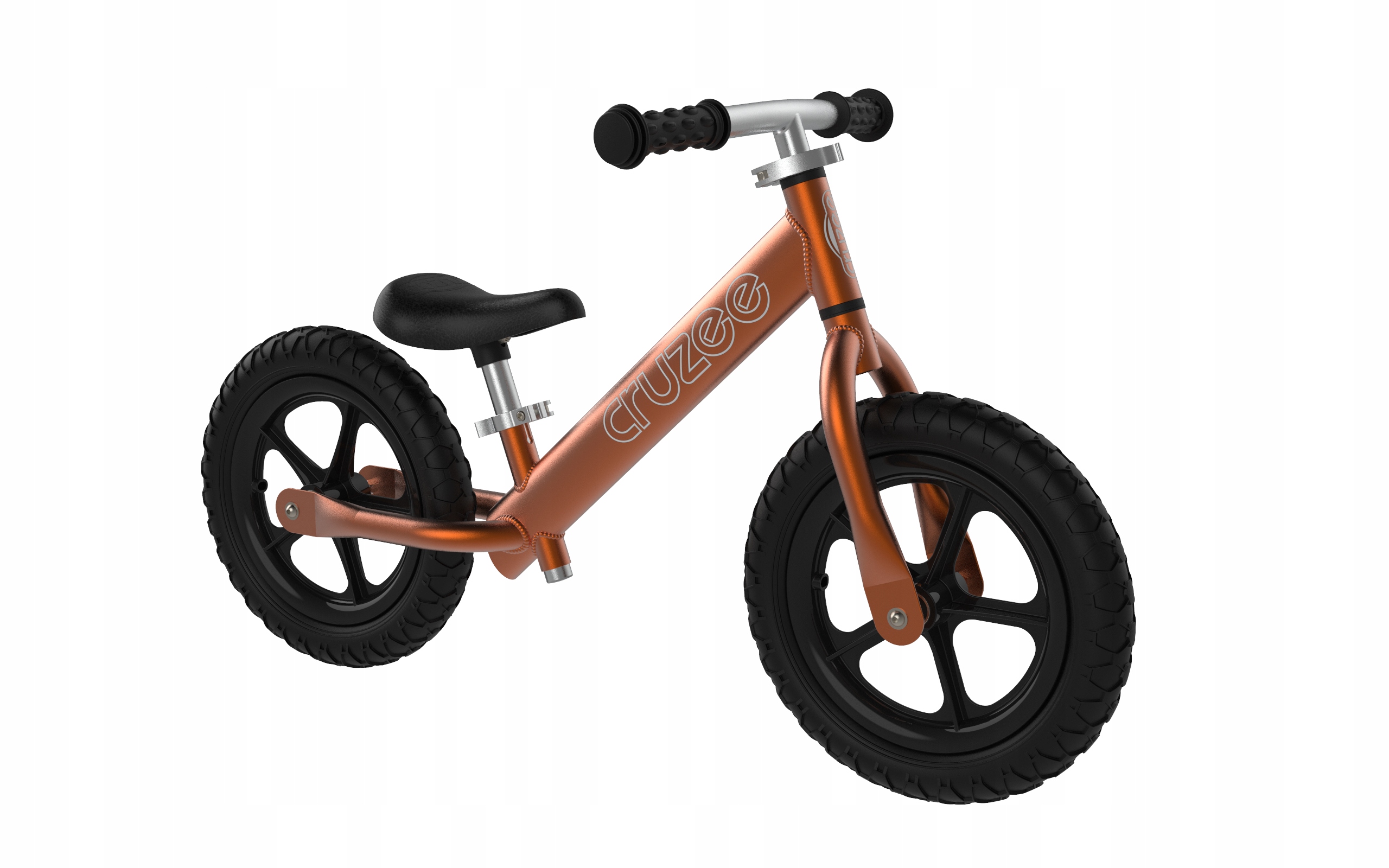 Rowerek biegowy Cruzee 12" Pomarańczowy Czarne koła