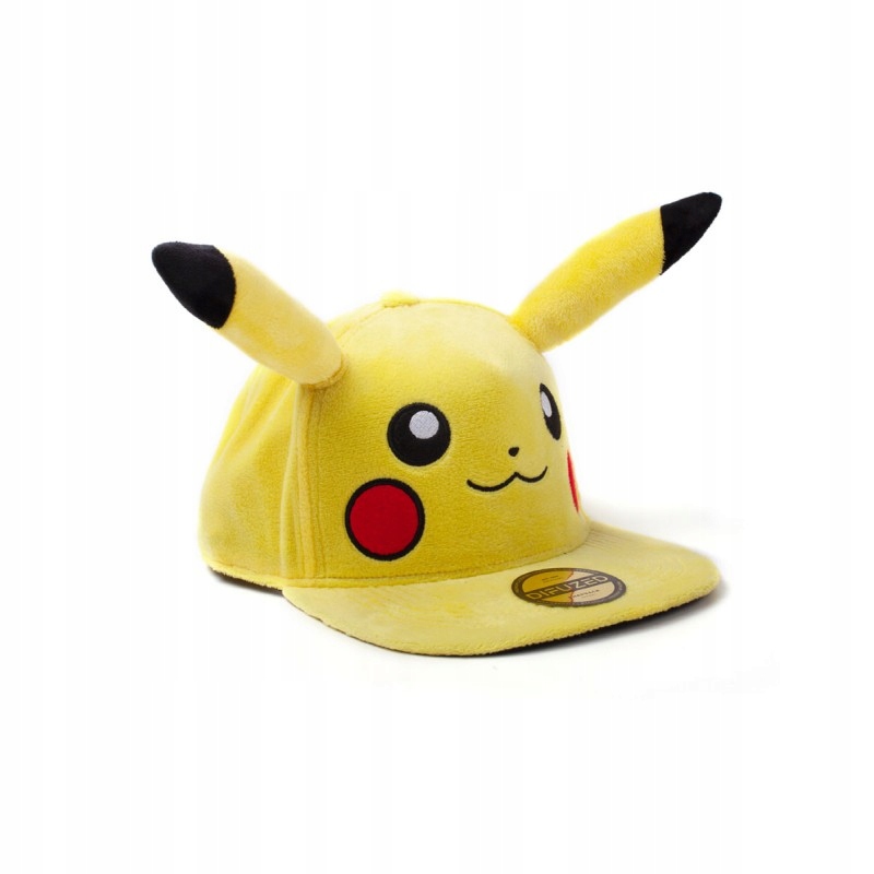 

Pokemon Pikachu Plush Snapback - Czapka z uszkami