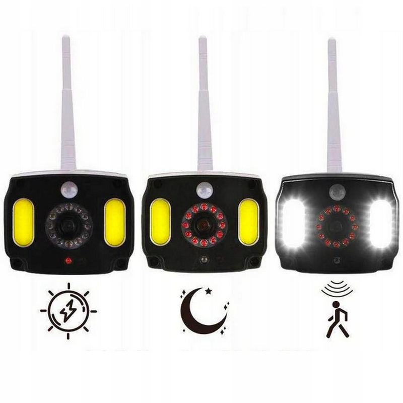 Atrapa kamery monitoringowej ATRAPA KAMERY PRZEMYSŁOWEJ LED COB IR T-28 Kod producenta T-28