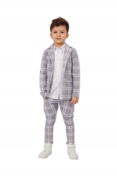 

Garnitur chłopięcy All for Kids szary 140/146