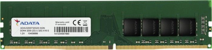 Adata DDR4 16GB 3200MHz CL22 1x16GB