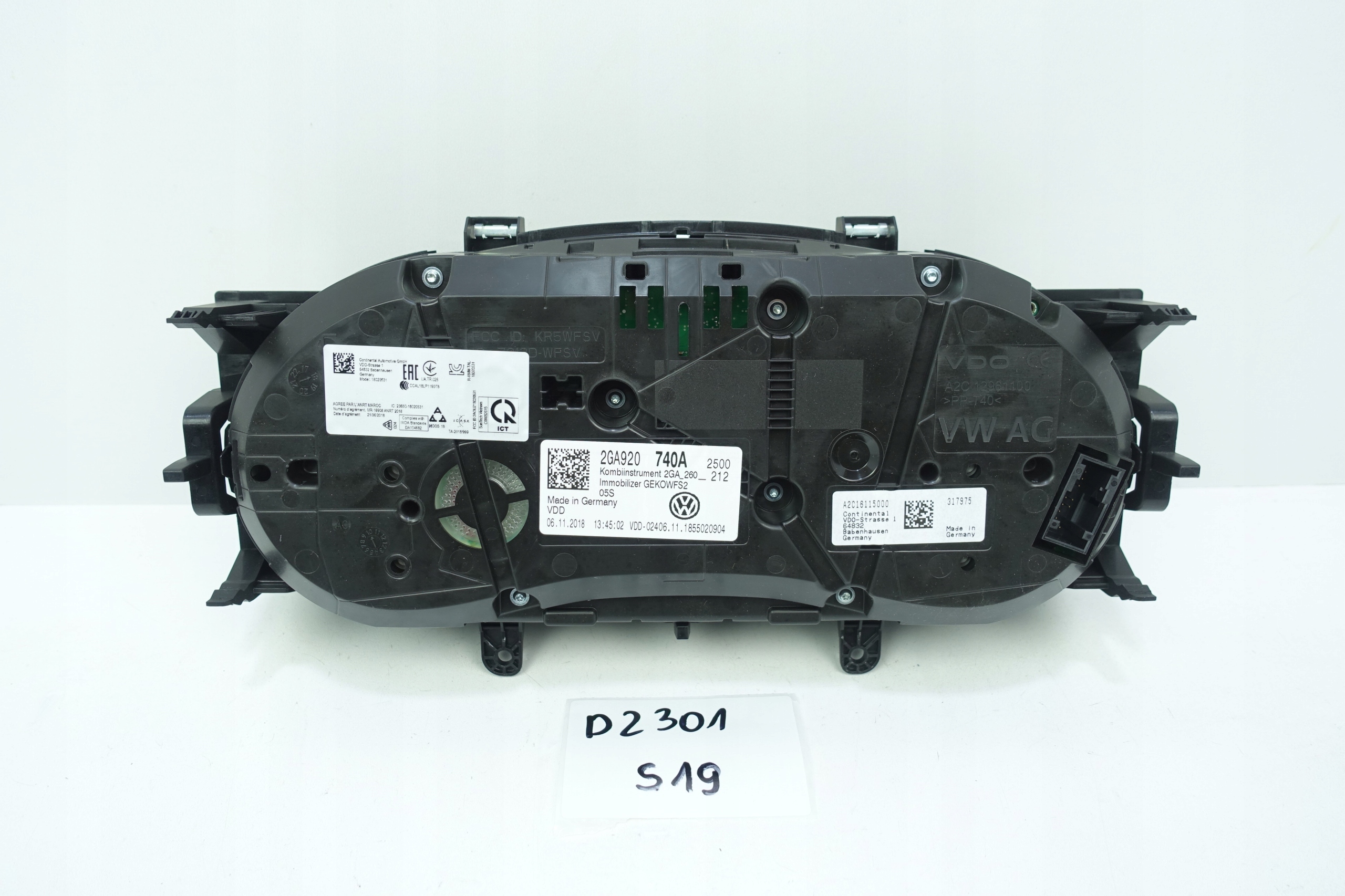 dials dials VW T-ROC 2GA 42712KM 2GA920740A