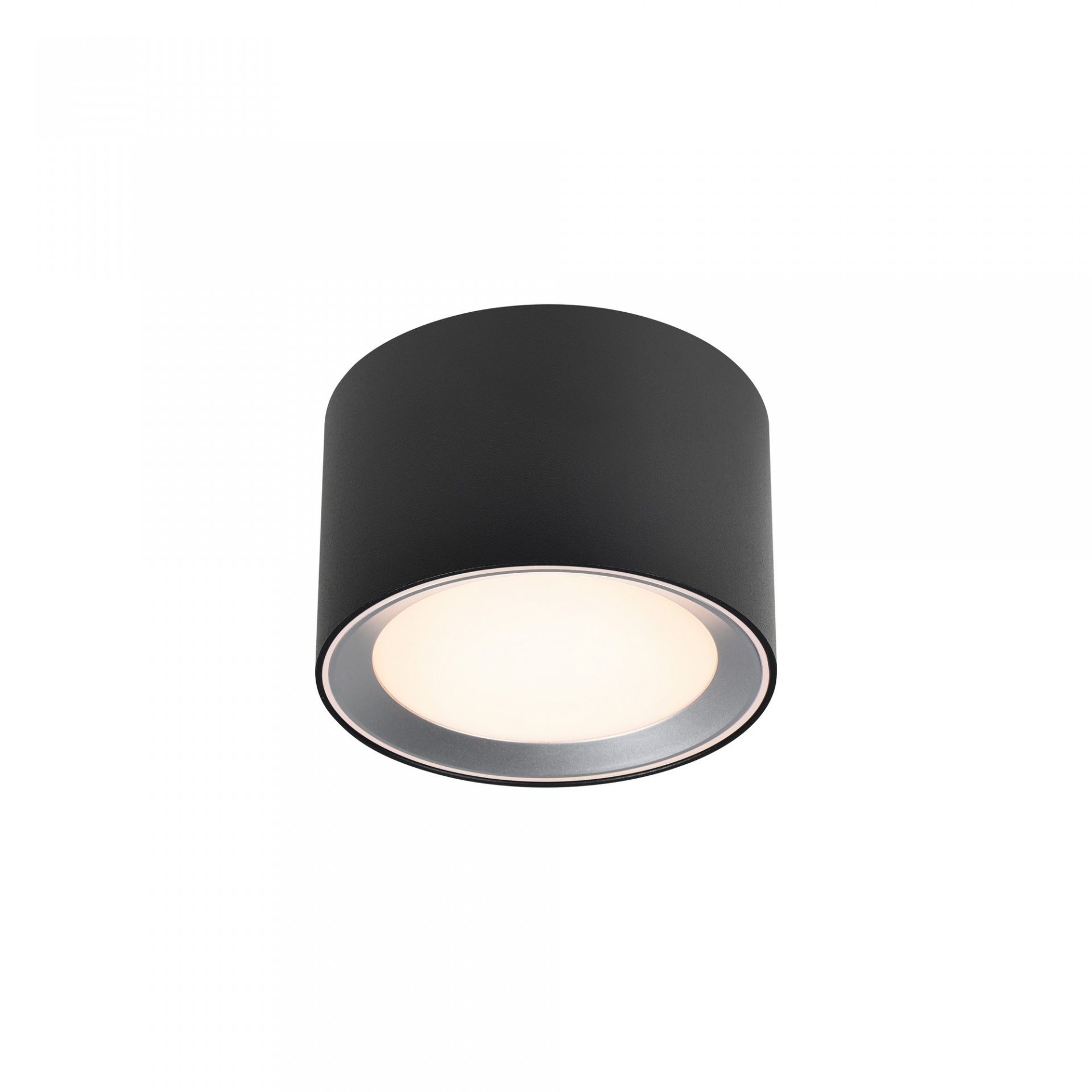 Stropní Led nástěnné svítidlo černé IP44 8W Cct 700lm Landon Smart Nordlux