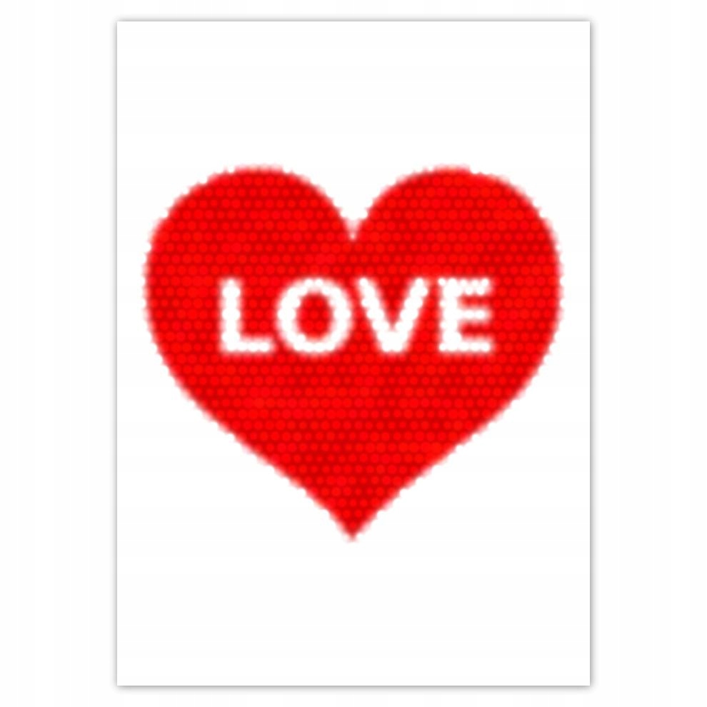 

Naklejki 50x70 Serce Love