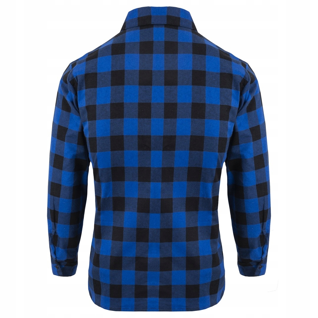 KOSZULA ROBOCZA FLANELOWA do pracy NIEBIESKA KRATA XS Rozmiar XS