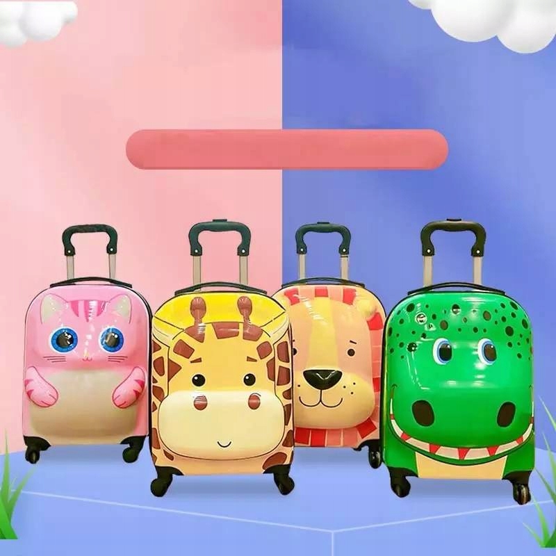 KOT KOTEK DZIECIĘCA WALIZKA DZIECI BAGAŻ KABINOWA 3D EAN (GTIN) 5905265500515