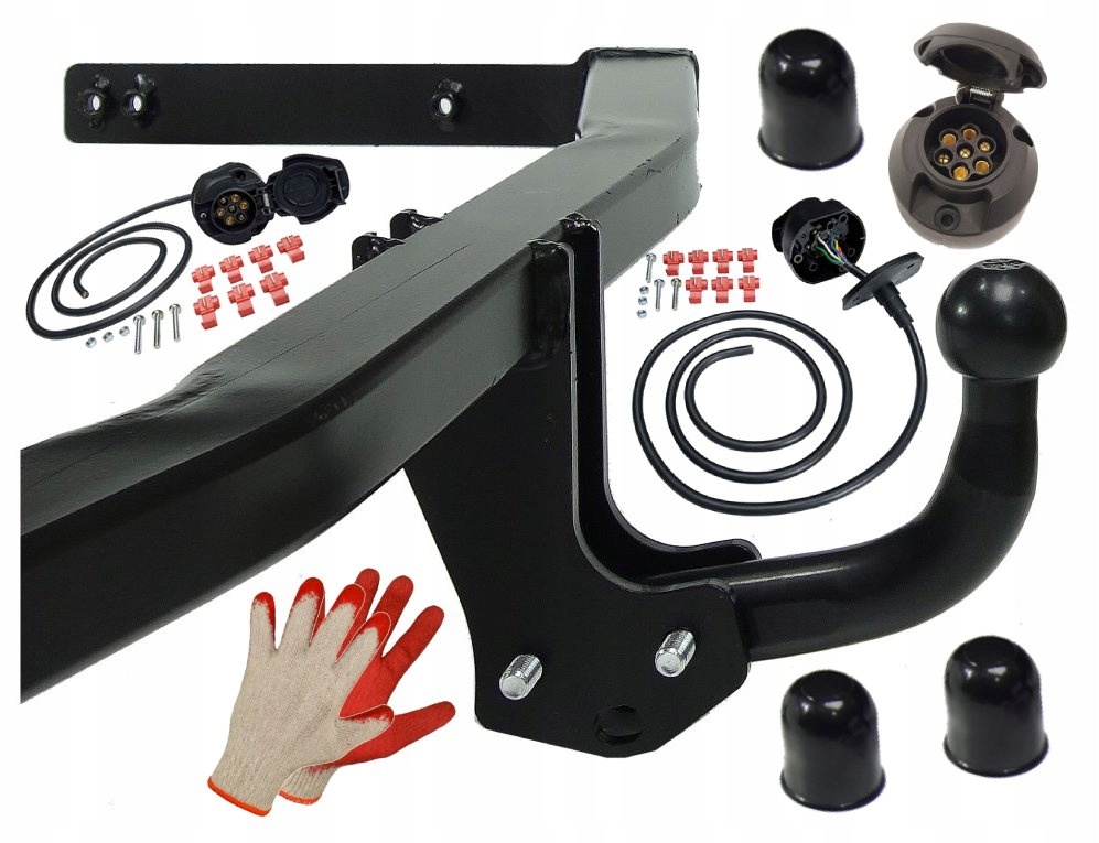 SOLIDNY 1650kg+100kg HAK HOLOWNICZY+WIĄZKA +KAPTURKI SEAT ALTECA 2004-2015 Producent Bizub Hak-Pol