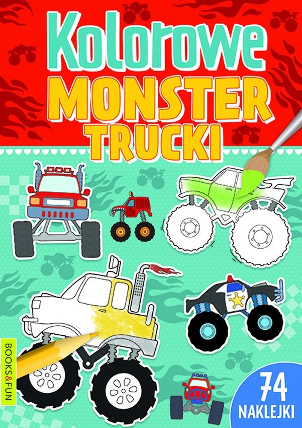 

Kolorowe monster trucki Books And Fun