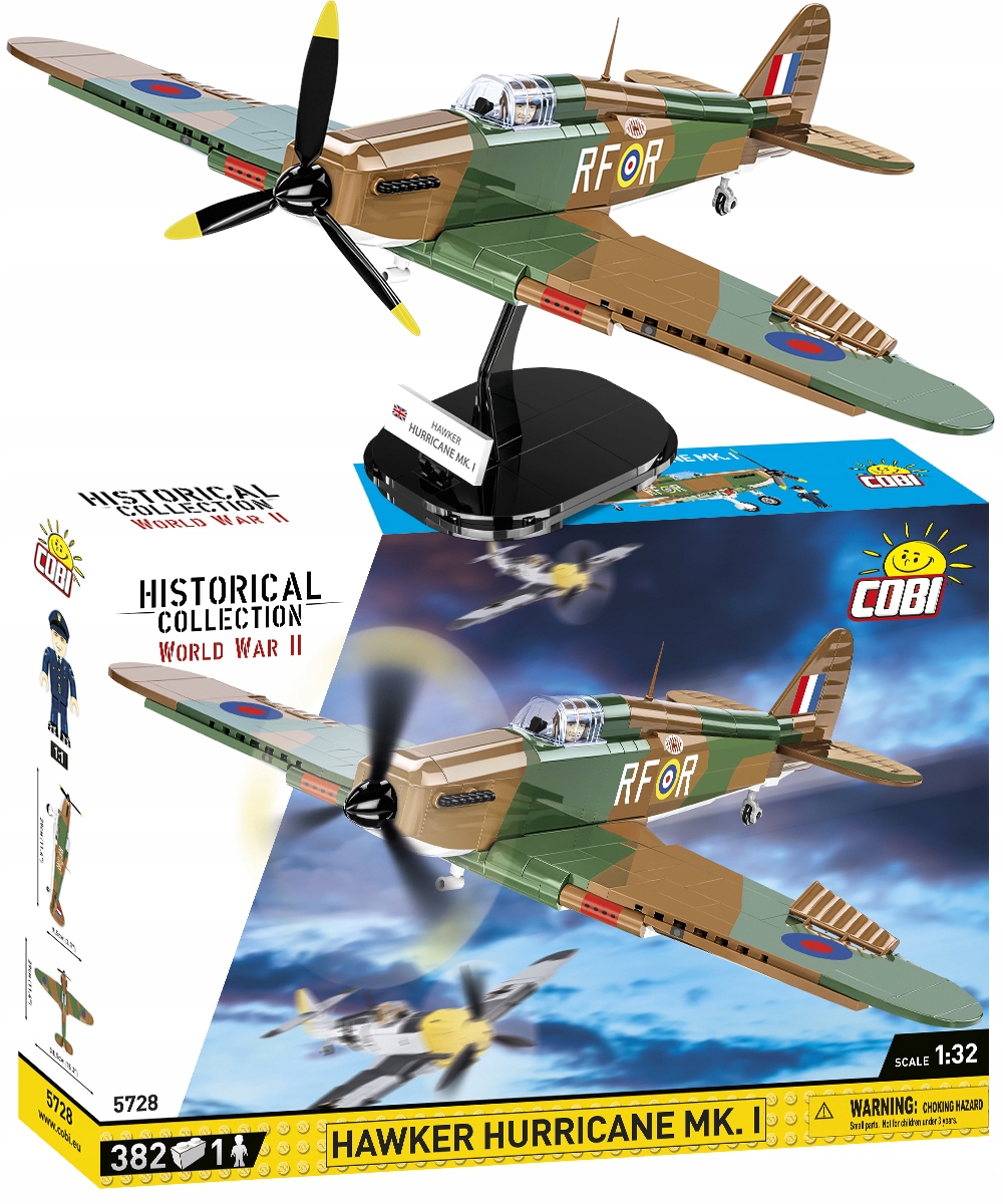 

Cobi 5728 Myśliwiec Hawker Hurricane Mk.i