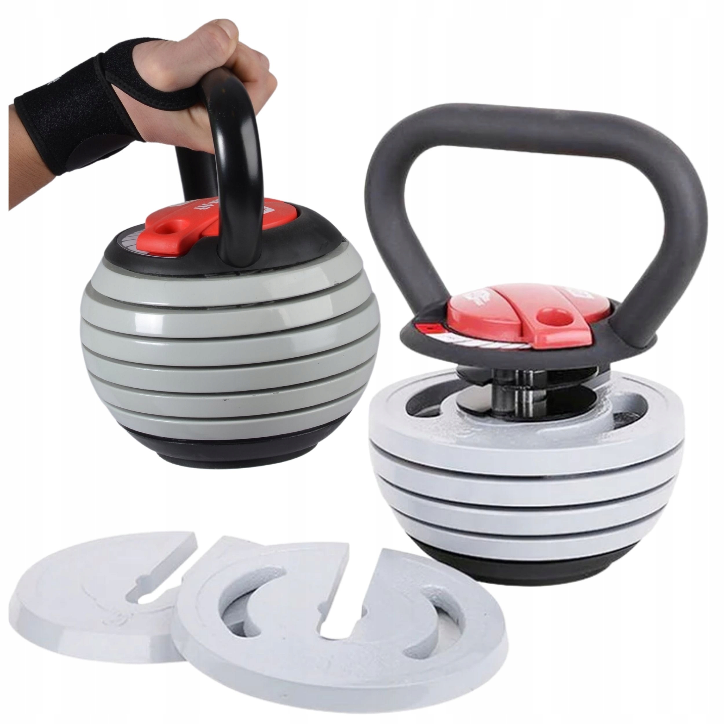 FIT4MED Kettlebell Kulička S Regulací Zatížení 3.5-18 Kg