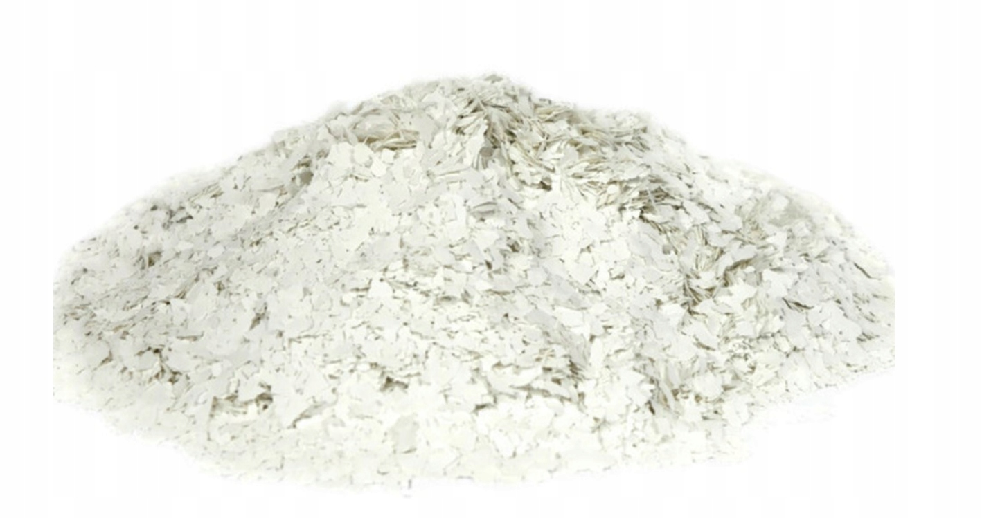 Dekoračné vločky na živicové podlahy Biele Chips 10 Kg
