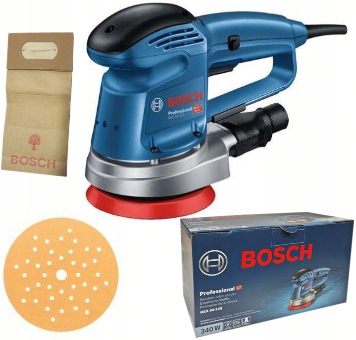 Szlifierka mimośrodowa Gex 34-125 Bosch