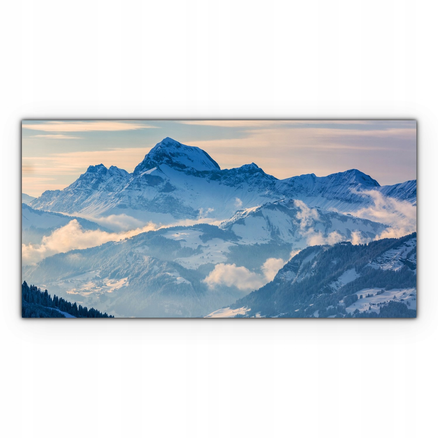 

Canvas na ramie ścienny 120x60 Zima Góry Krajobraz