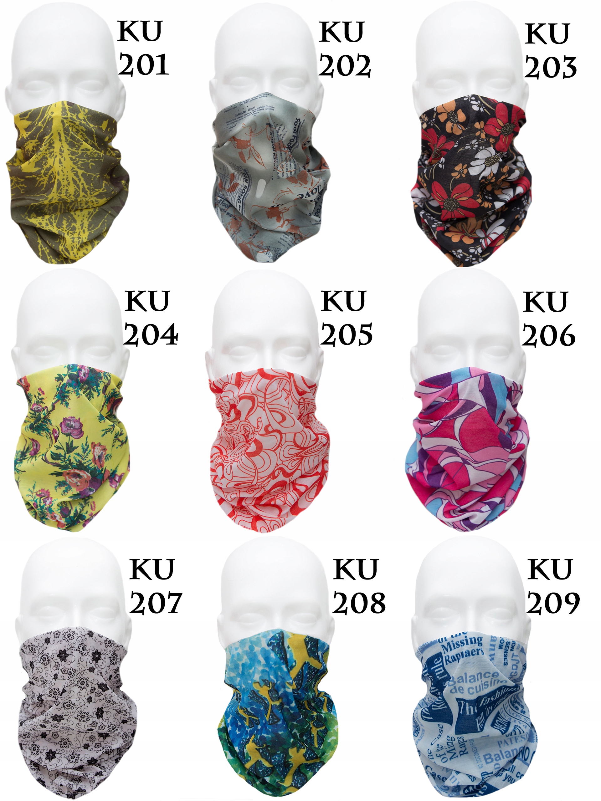 KOMIN szal BEZSZWOWY golf CHUSTA TUBA dla dzieci Materiał dominujący mikrofibra