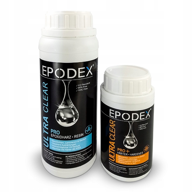 

Żywica Epoksydowa Krystaliczna Do 5 CM Epodex Pro+