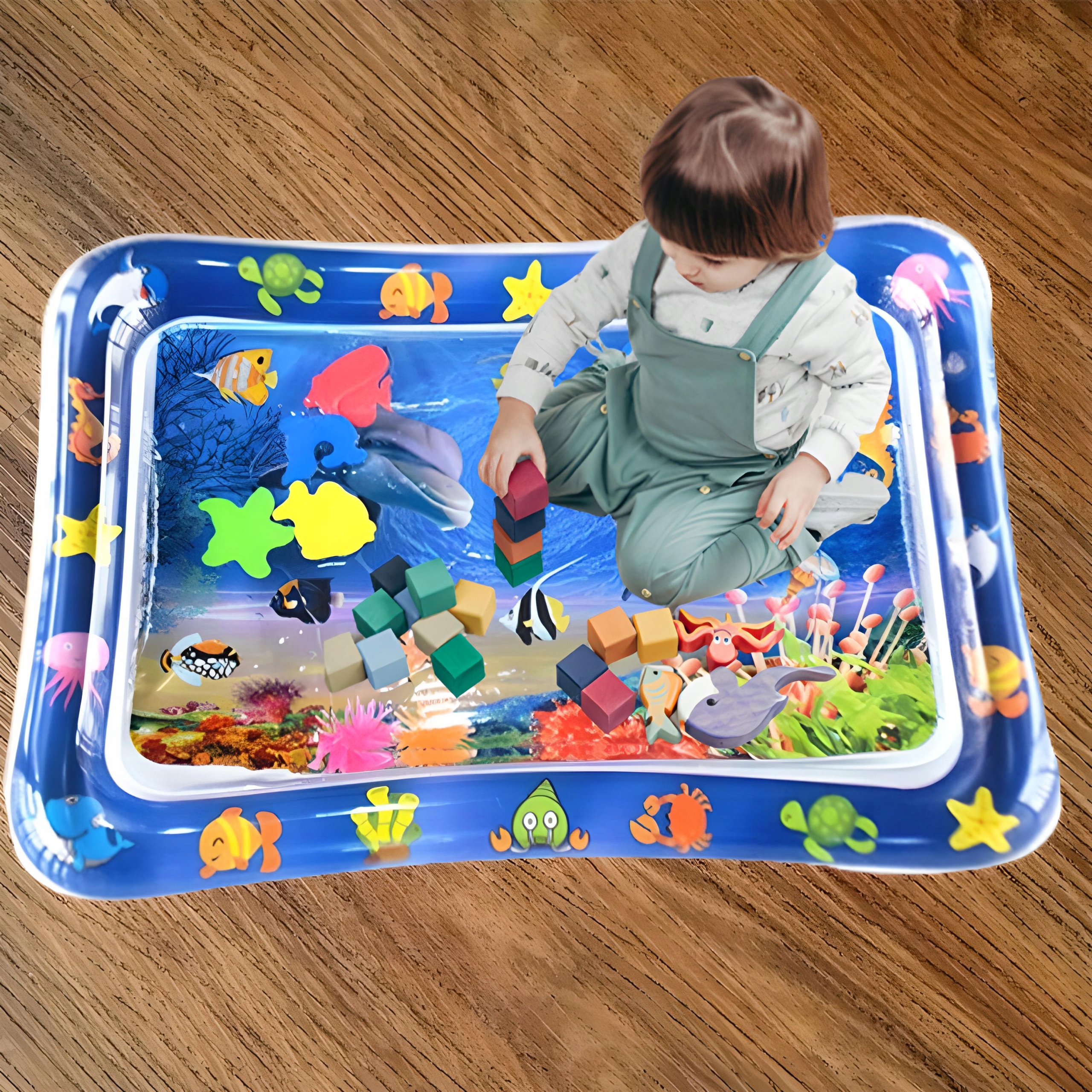 DMUCHANA MATA WODNA SENSORYCZNA DLA NIEMOWLĄT XXL Głębokość produktu 7 cm