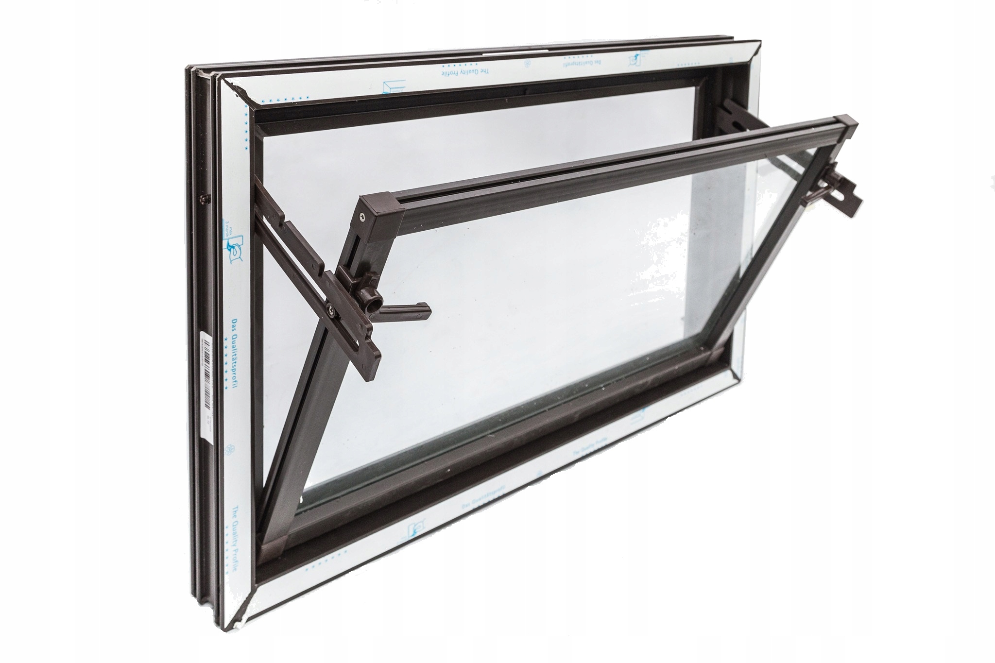 Pvc Okno Veka Hospodárske Pivničné Garážové Inventárske Wolfa 70x40 Bronz