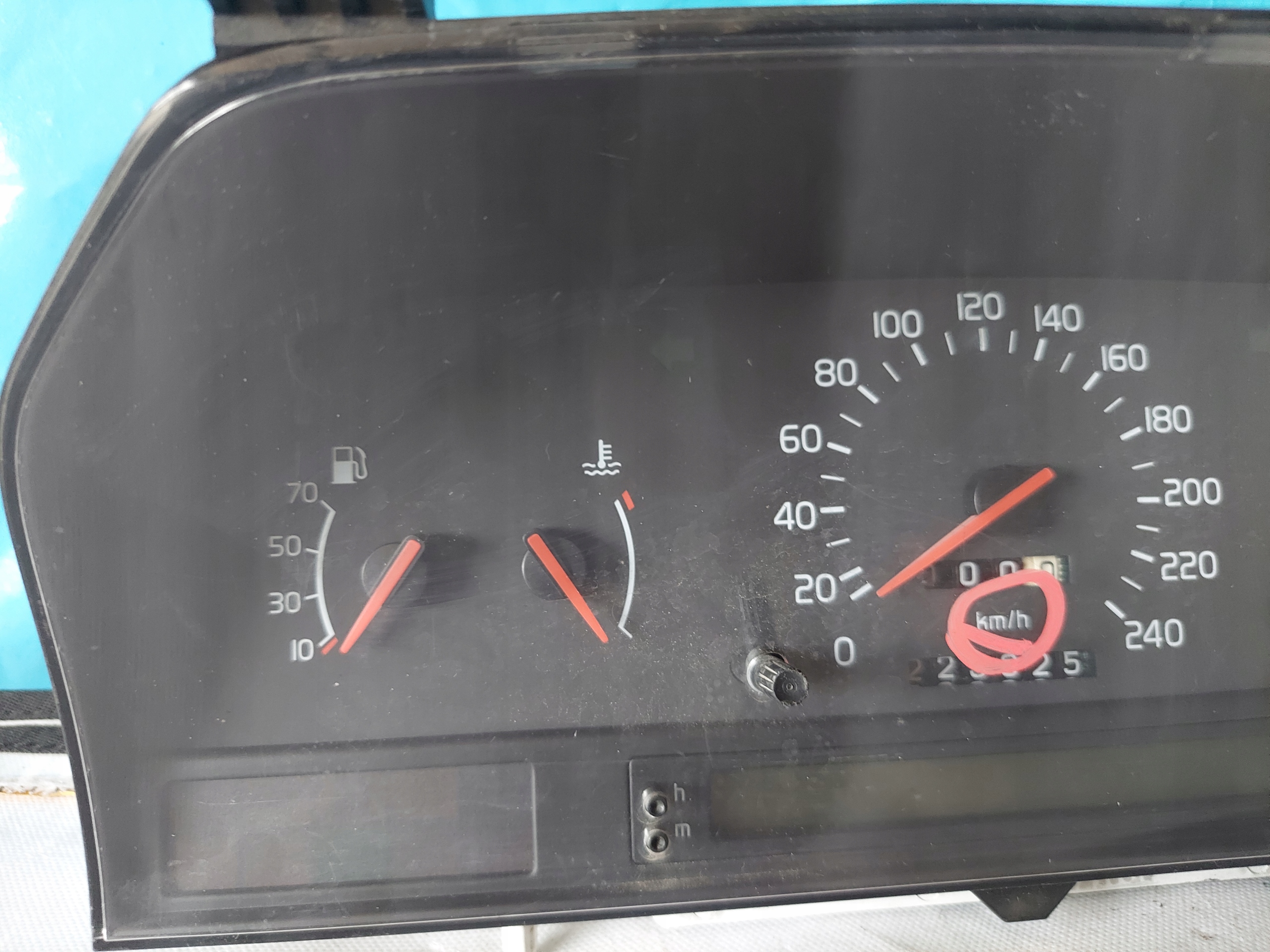 dials clock VOLVO 850 2.5 B 9442046