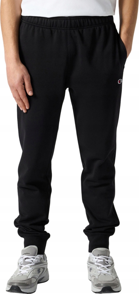 Pánské Kalhoty Champion Rib Cuff Pants Černé 220733 KK001 r XL