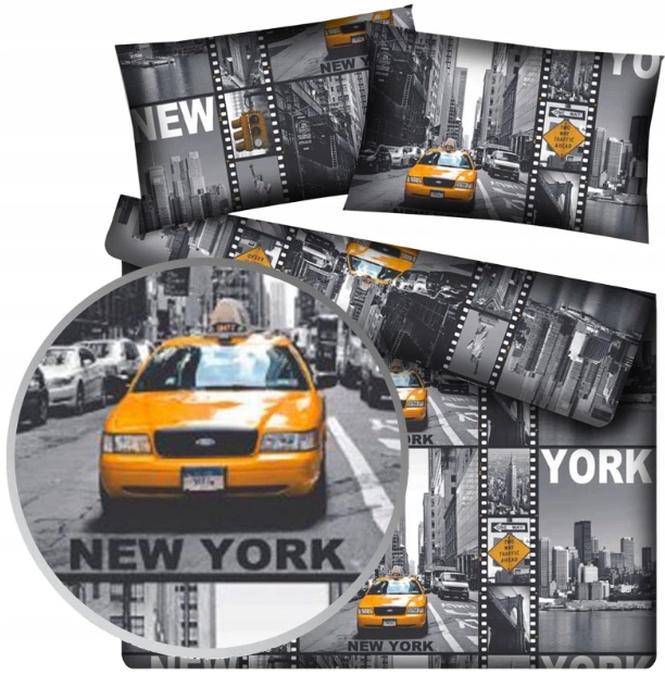 

Pościel Bawełna Komplet 160x200 New York
