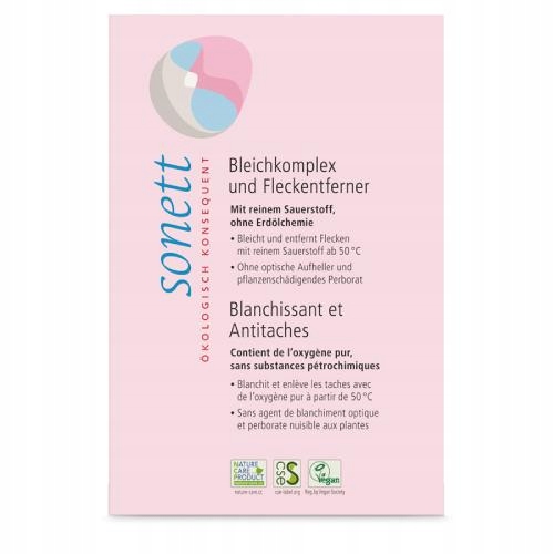 

Sonett Ekologiczny wybielacz/odplamiacz, 60ml